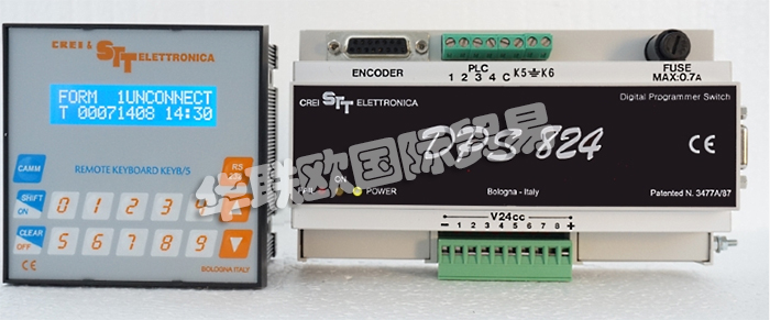 意大利CREI STT Elettronica公司的產(chǎn)品主要是生產(chǎn)電子凸輪編程器：意大利 CREI STT Elettronica電子凸輪編程器、CREI STT Elettronica絕對(duì)式單圈編碼器、電子凸輪編程器、光學(xué)編碼器、繼電器接口、屏蔽電纜、電源、彈性接頭、鍵盤保護(hù)蓋。